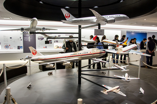 JAL見学会その２ JAL SKY MUSIUMで日本の航空機の歴史を学ぶ