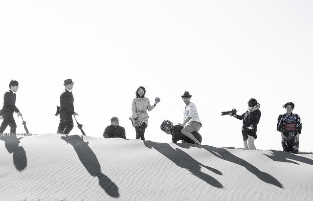 中田島砂丘で撮影会 写真を創る魅力とげんこつハンバーグ