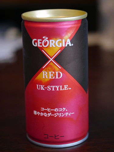 GEORGIA×RED UK-STYLE コーヒーに紅茶の爽やかさをプラス