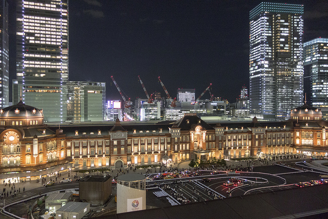 東京駅丸の内駅舎ライトアップ