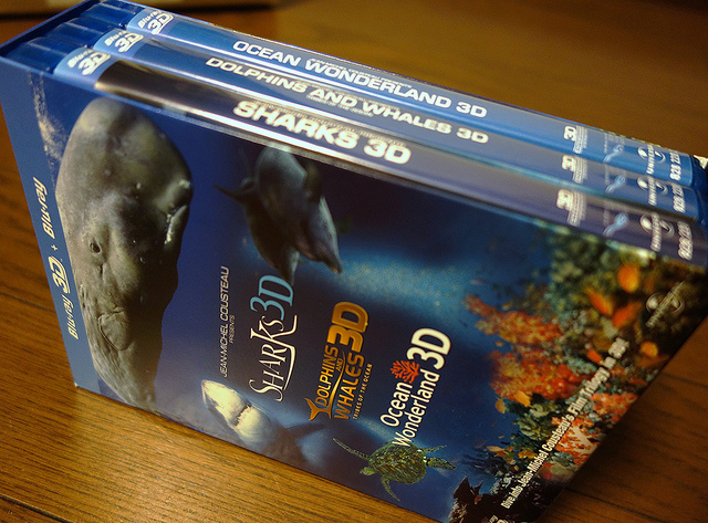 IMAX 3D BD Sharks / Dolphins & Whales / Ocean Wonderland 3本セットで3千円以下