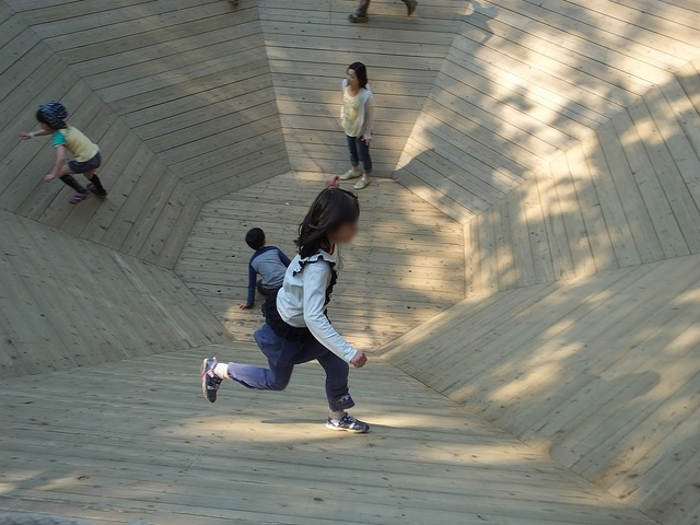 野田 清水公園のアスレチック