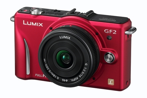 Panasonic LUMIX DMC-GF2海外発表 世界最小・最軽量でフルHD動画、タッチ操作、3Dレンズ対応