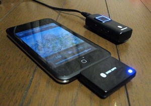 iPod touchをBluetoothでワイヤレス再生＆コントロール