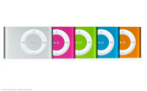 ５色の新iPod shuffle登場
