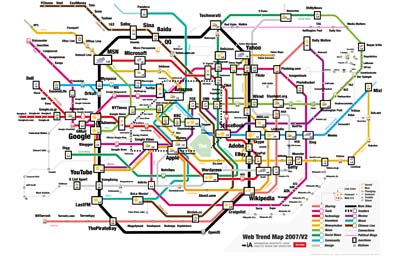 東京地下鉄路線図じゃなくてWeb Trend Map