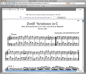 モーツァルトの楽譜全集を無償公開