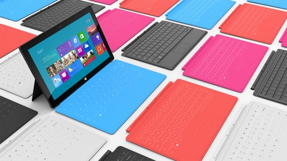 Microsoft Surface Windows8タブレットを発表