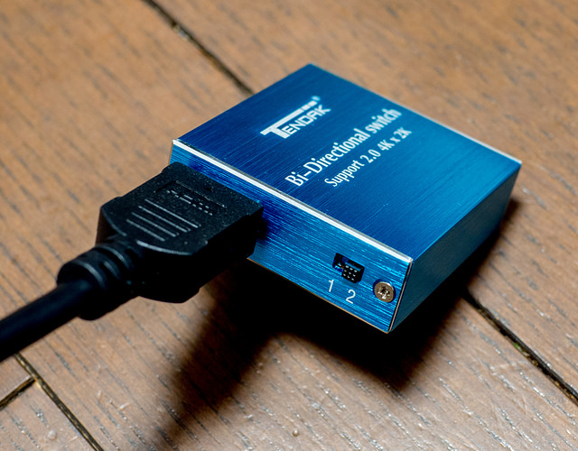 シンプルかつコンパクト 双方向利用可能なTendak HDMI切替器