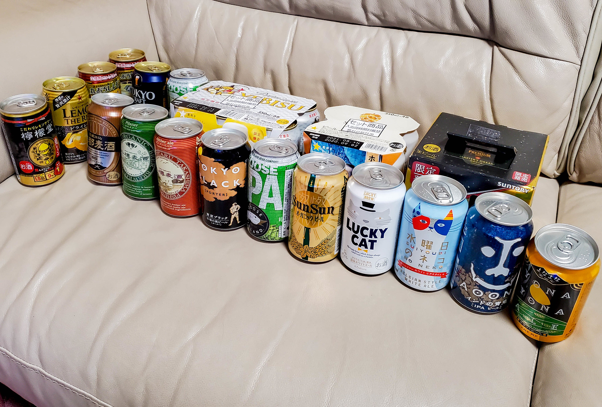 Amazonパントリーで多彩なビールを1本単位で組み合わせて大量購入