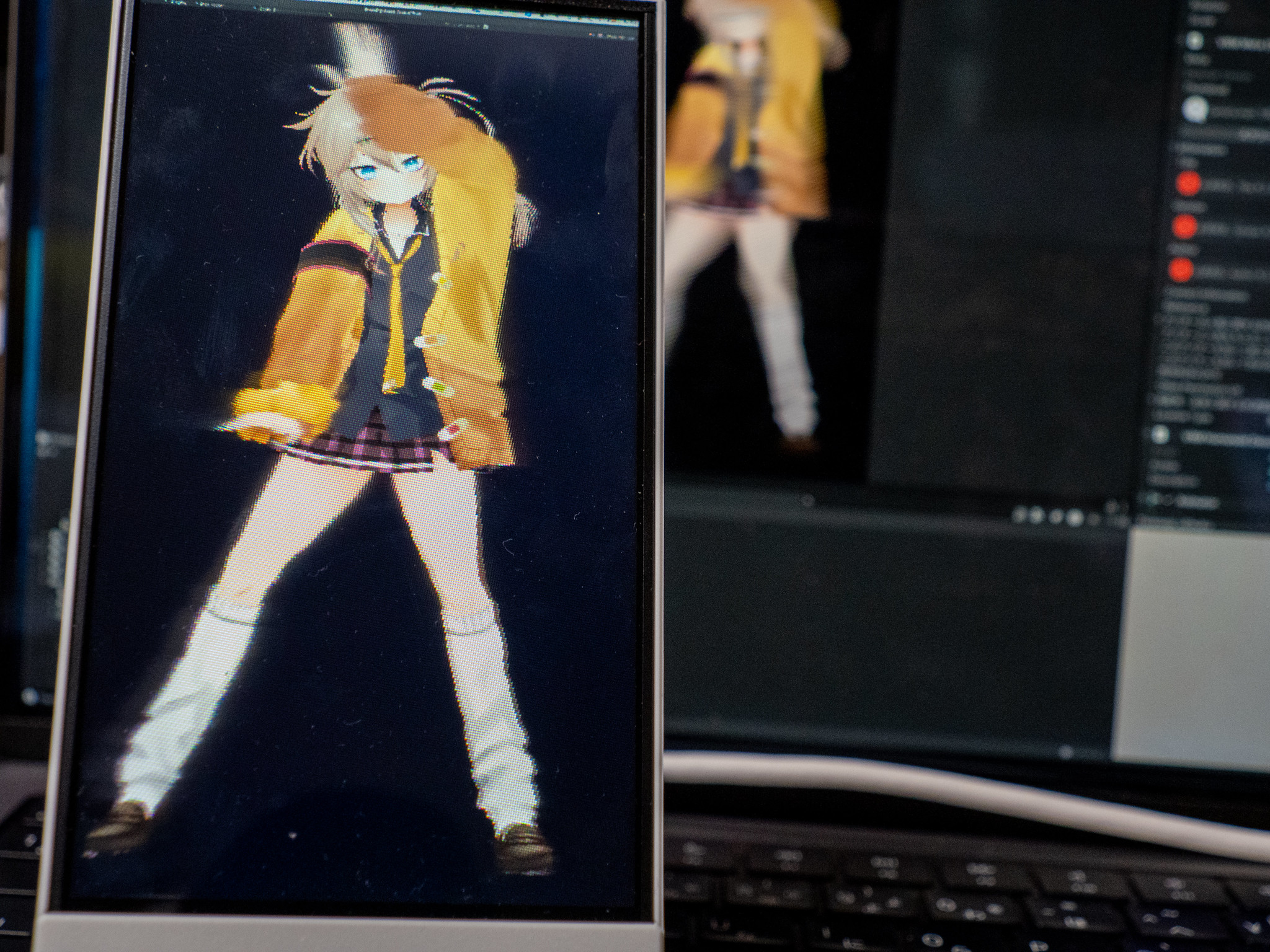 Looking Glass Go で MMDモデルのダンスを楽しむ #MMD #Unity #パリピ孔明 #チキチキバンバン #LookingGlassGo