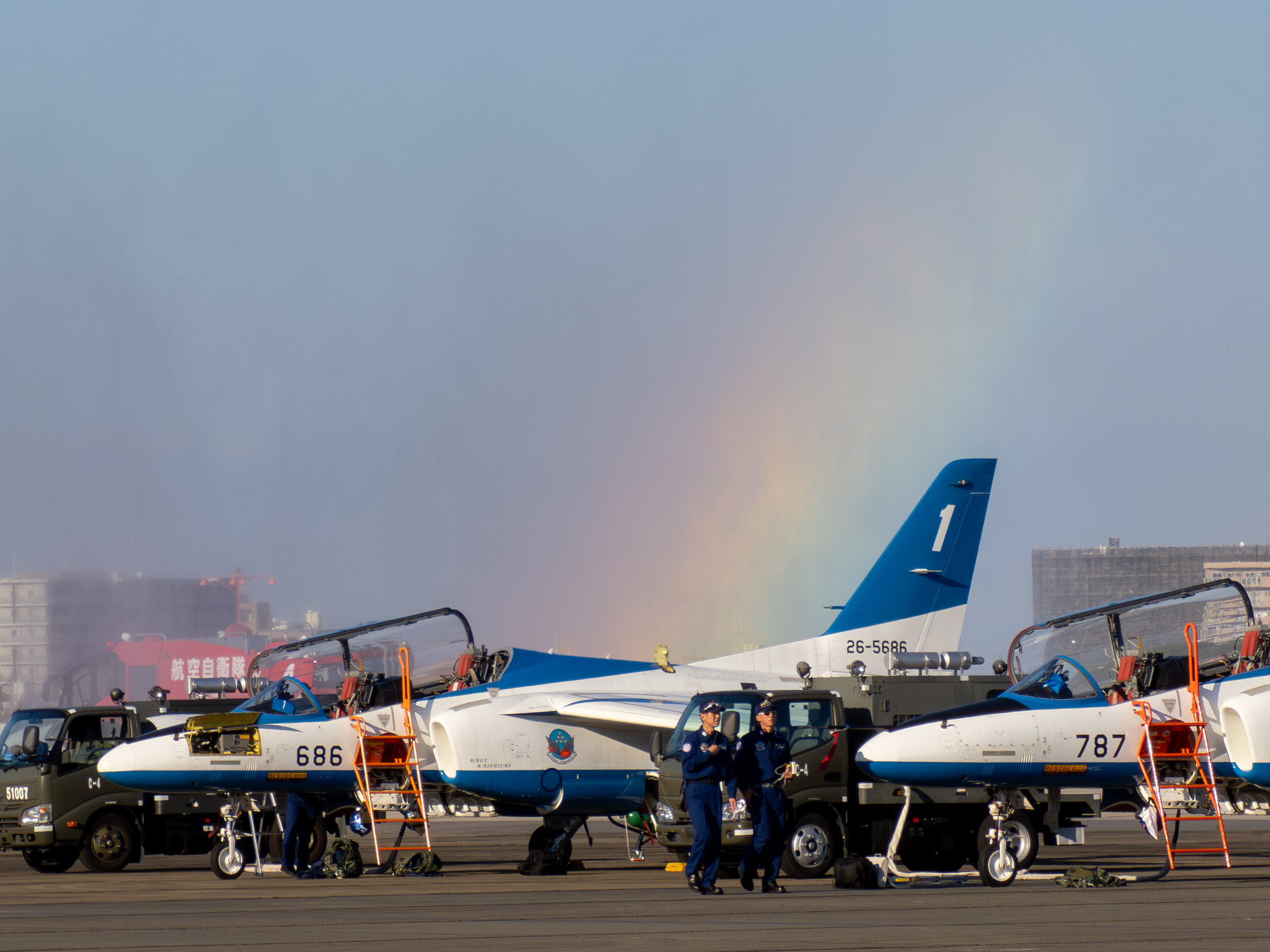 快晴の #入間航空祭 2024 圧巻の #ブルーインパルス 初登場のEC-1 退役のC-1 などなど 展示飛行を動画撮影