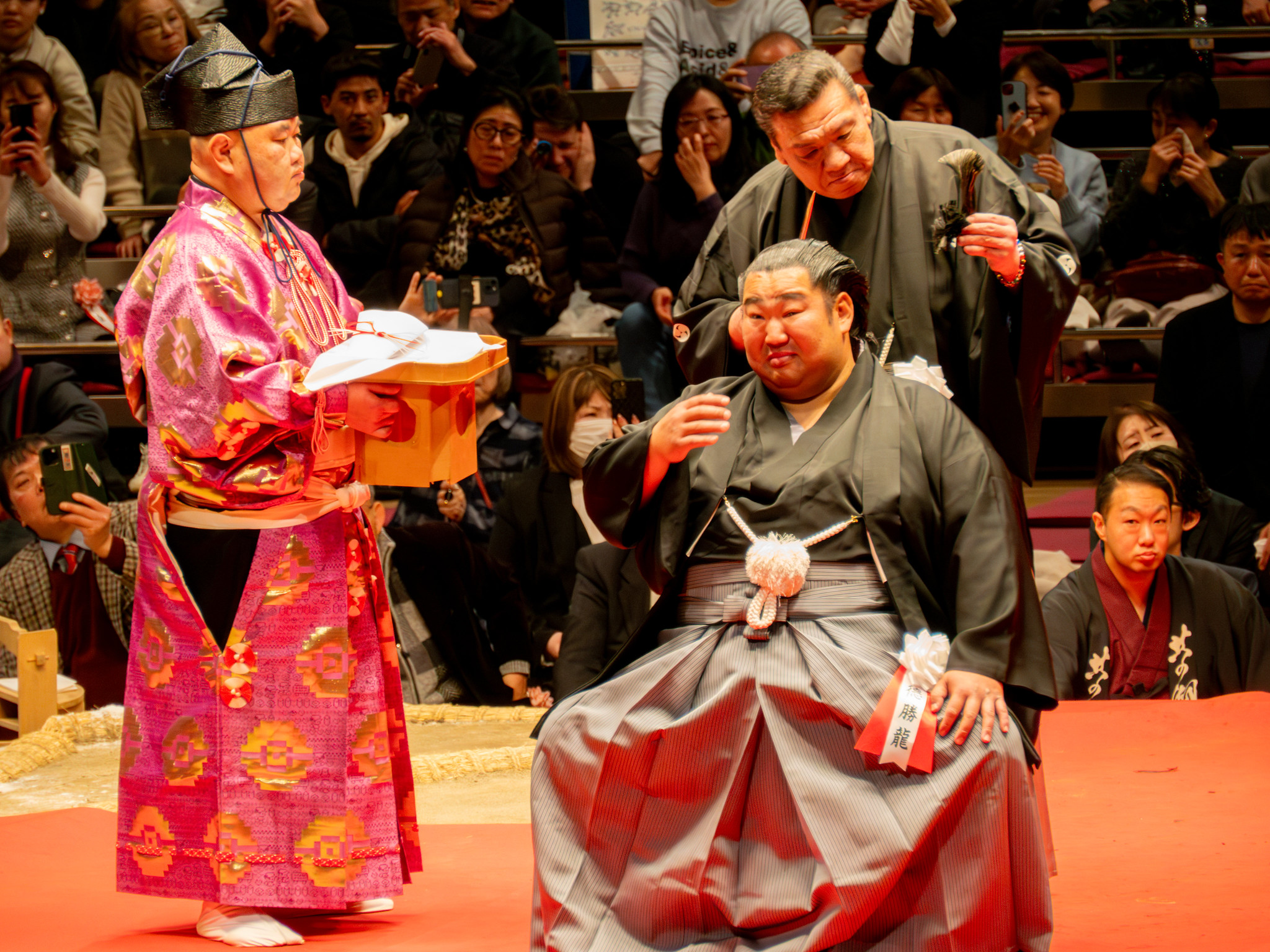 断髪式や横綱土俵入りも 德勝龍引退千田川襲名披露大相撲 #すみファン