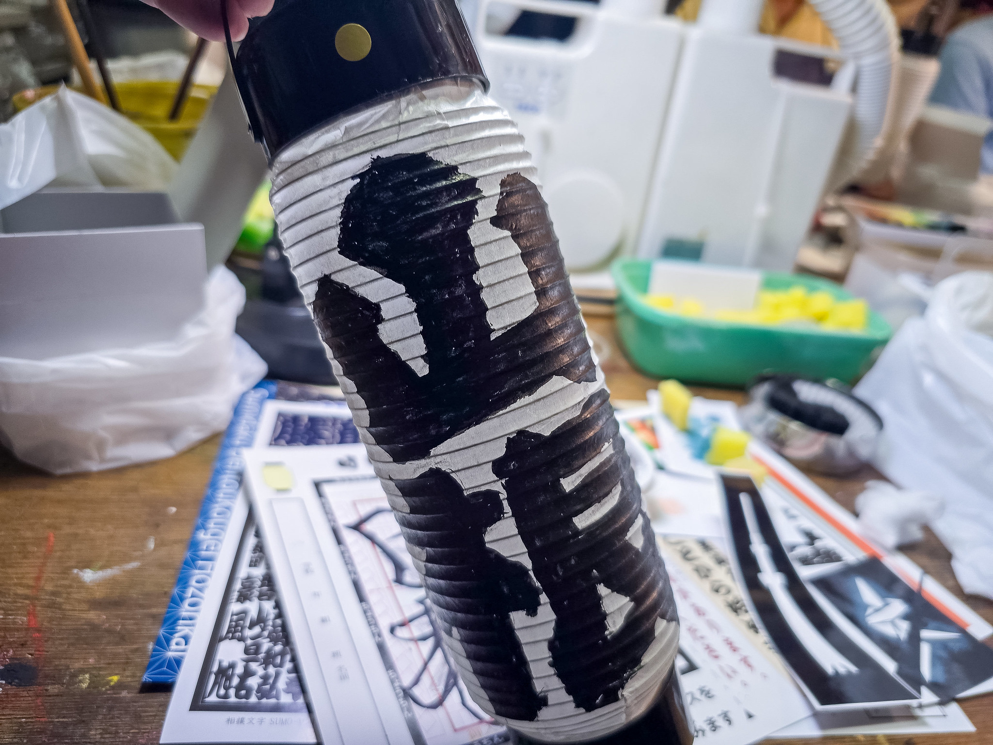 すみだの伝統工芸を体験２ 江戸文字体験 #アトリエ創藝館 #すみファン