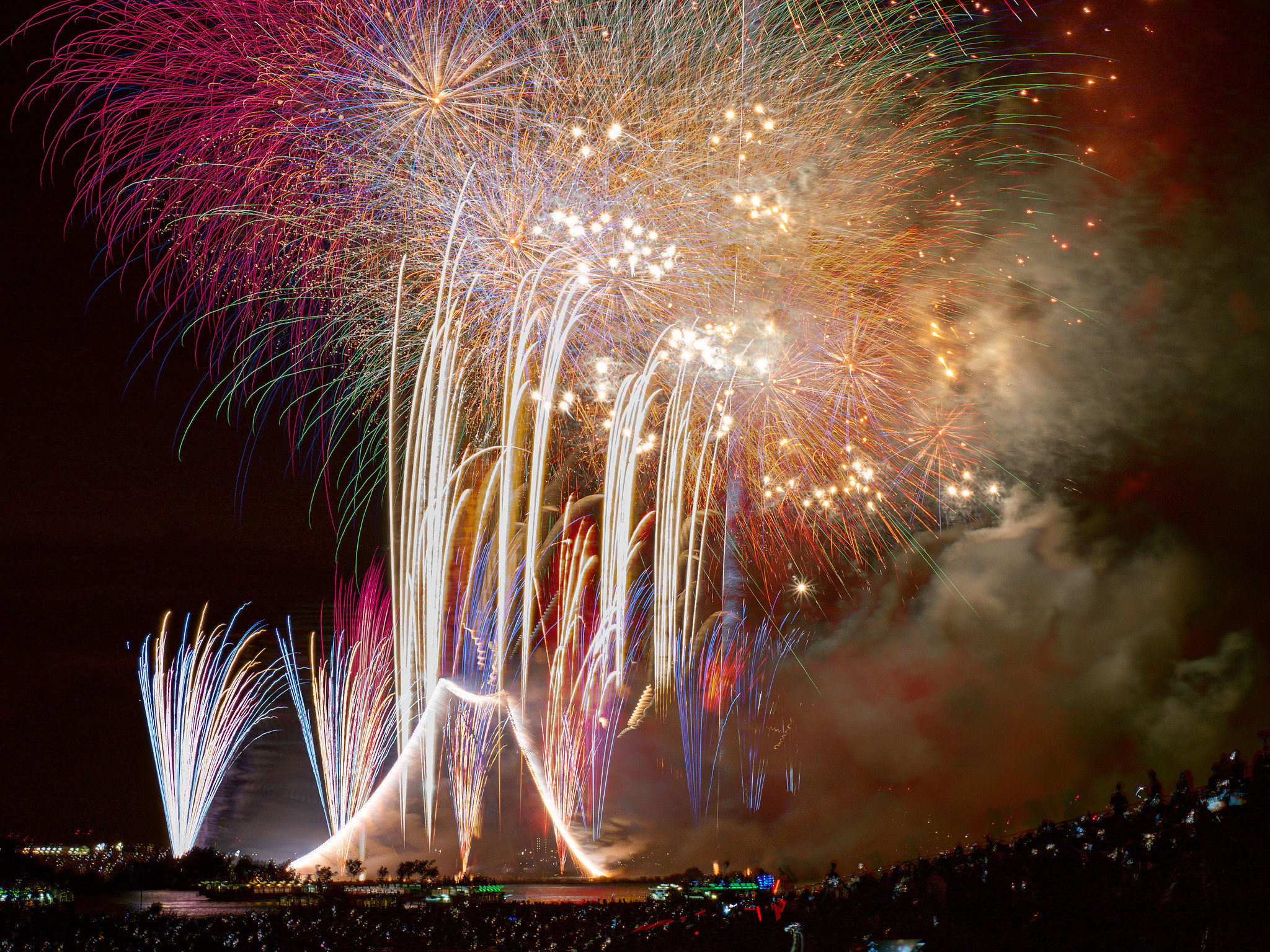 #市川市民納涼花火大会 #江戸川区花火大会 富士山ナイヤガラの滝 祝ギネス世界記録達成 #花火