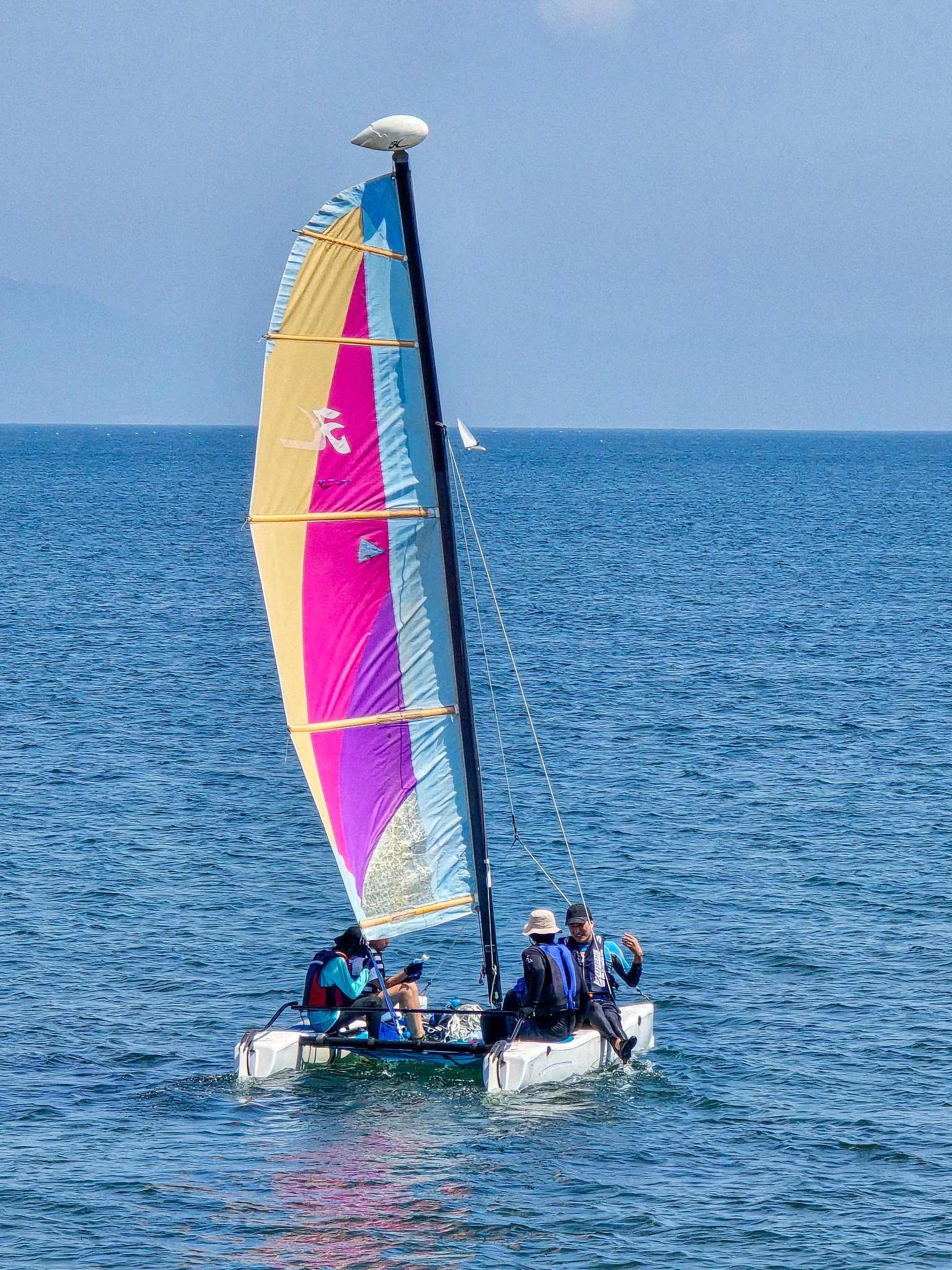 三浦海岸でバーベキューとヨット体験