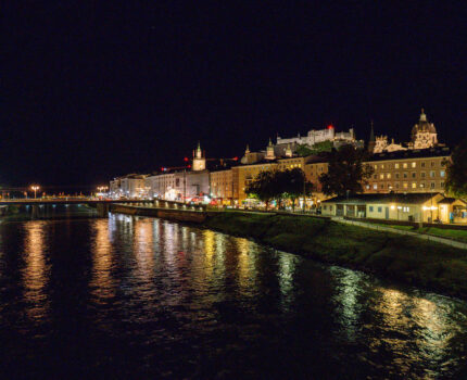 #中欧旅 #オーストリア #ザルツブルク ザルツブルグの夜景