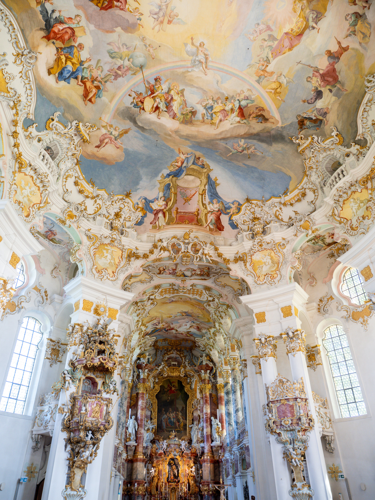 #中欧旅 #ドイツ #ヴィース ロココ装飾が美しい 世界遺産 ヴィースの巡礼教会