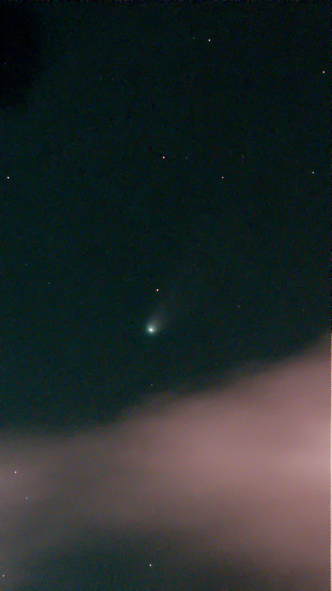 東京で雲の隙間から レモン彗星 (C/2025 A6) 撮影チャレンジ #SeestarS30 #彗星