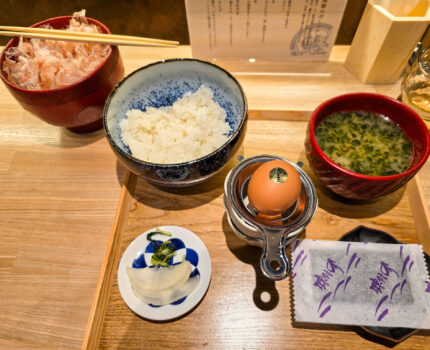 こだわりの素材を使った極上のTKGとラーメン 節丸 紀伊国屋本店 新宿