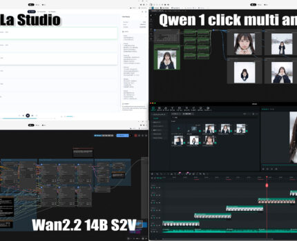 Sunoライクな楽曲生成AI HeartMuLa Studio / Qwen マルチアングル生成 / Wan2.2 S2V で ローカルPC で MV生成 #生成AI