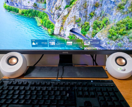 丸くて可愛い コスパの良いPCスピーカー Creative Pebble ホワイト