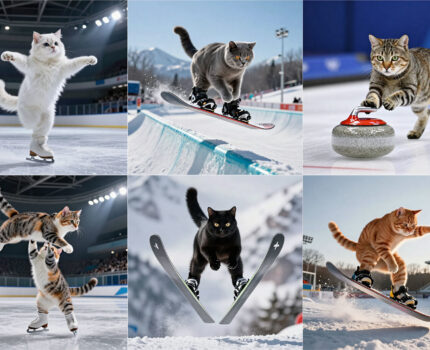 にゃぉりんぴっく #猫の日 #生成AI