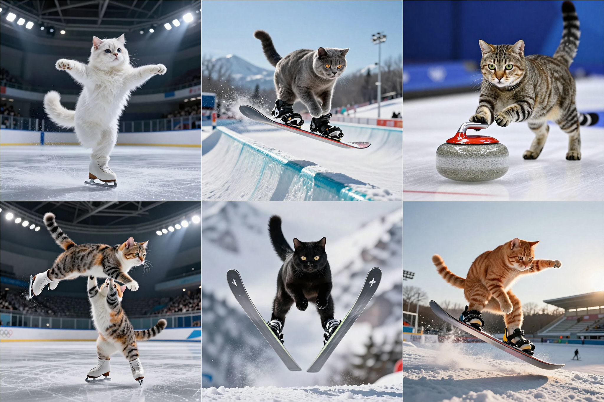 にゃぉりんぴっく #猫の日 #生成AI