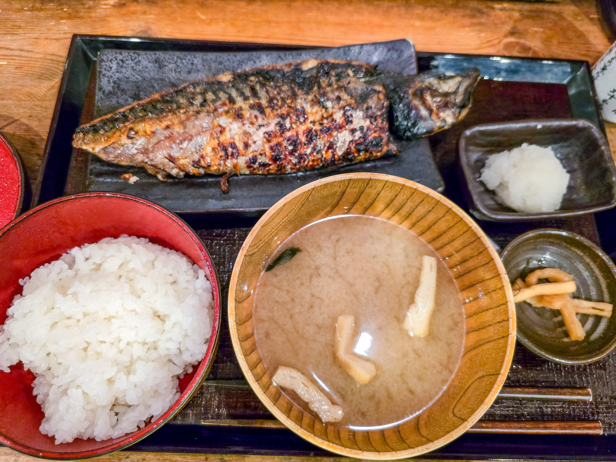 炭火焼干物専門店のさば文化干し定食 越後屋平次 ヨドバシAkiba
