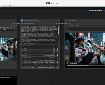 LTX-2.3 ローカルでテキストや画像から音声付き高画質動画を爆速生成 画像と音声から動画生成も #生成AI