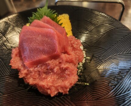 濃厚な本鮪の旨味を楽しめるランチ 本鮪ねぎとろ丼 高はし 錦糸町