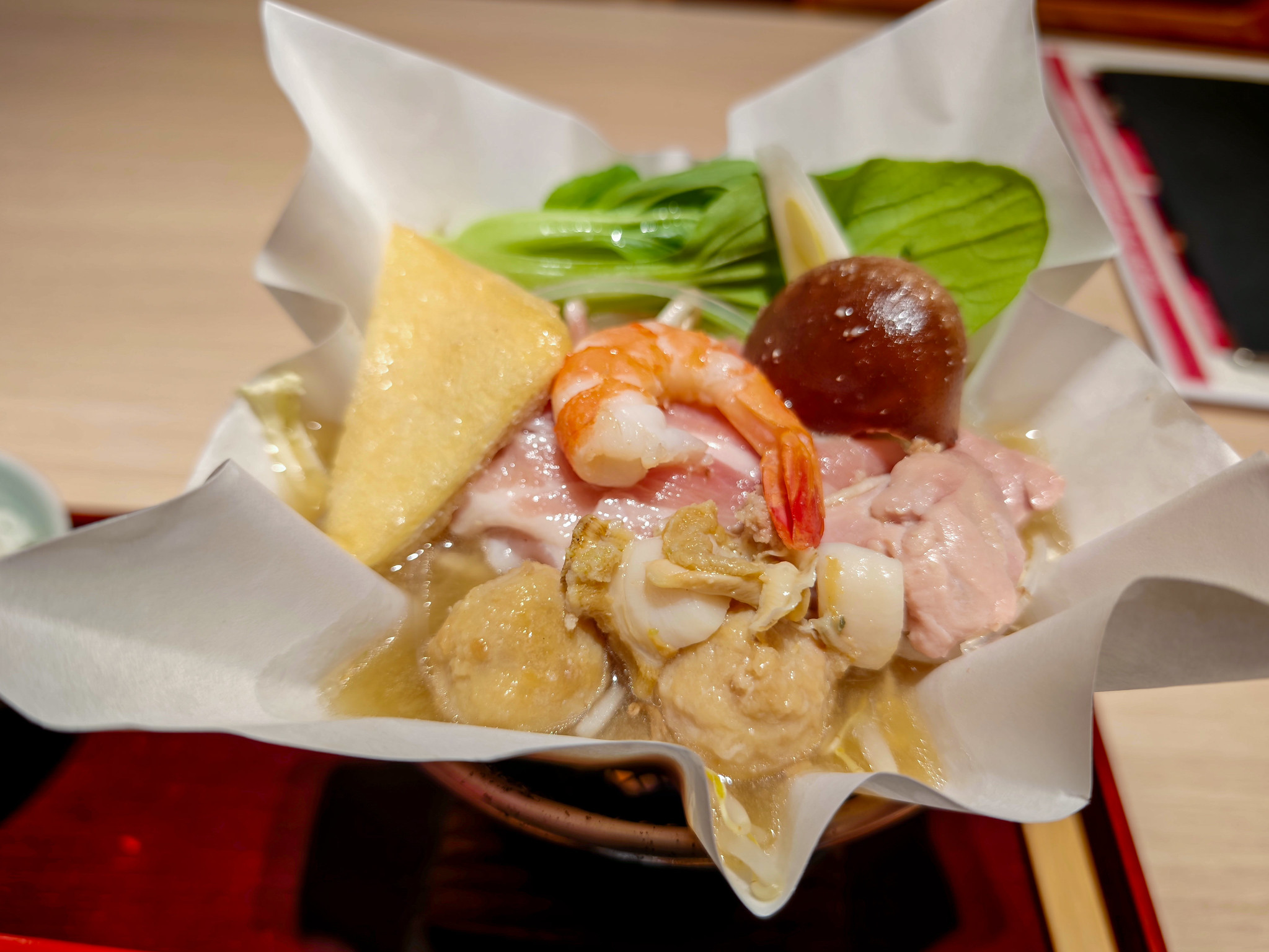 一人紙鍋で楽しむ昼ちゃんこ ちゃんこ霧島 両国 江戸NOREN店