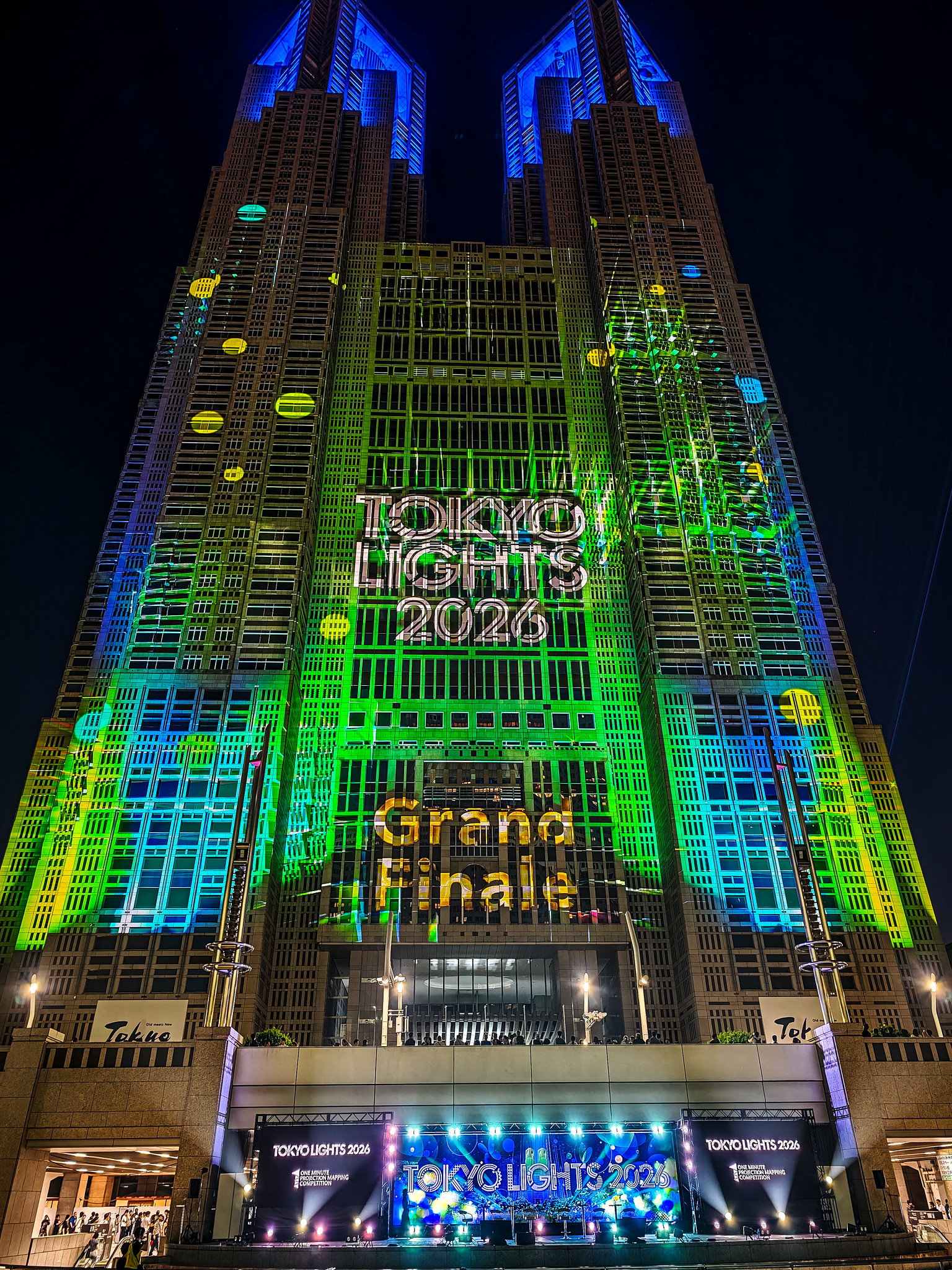 TOKYO LIGHTS 2026 Grand Finale 1minute Projection Mapping Competition