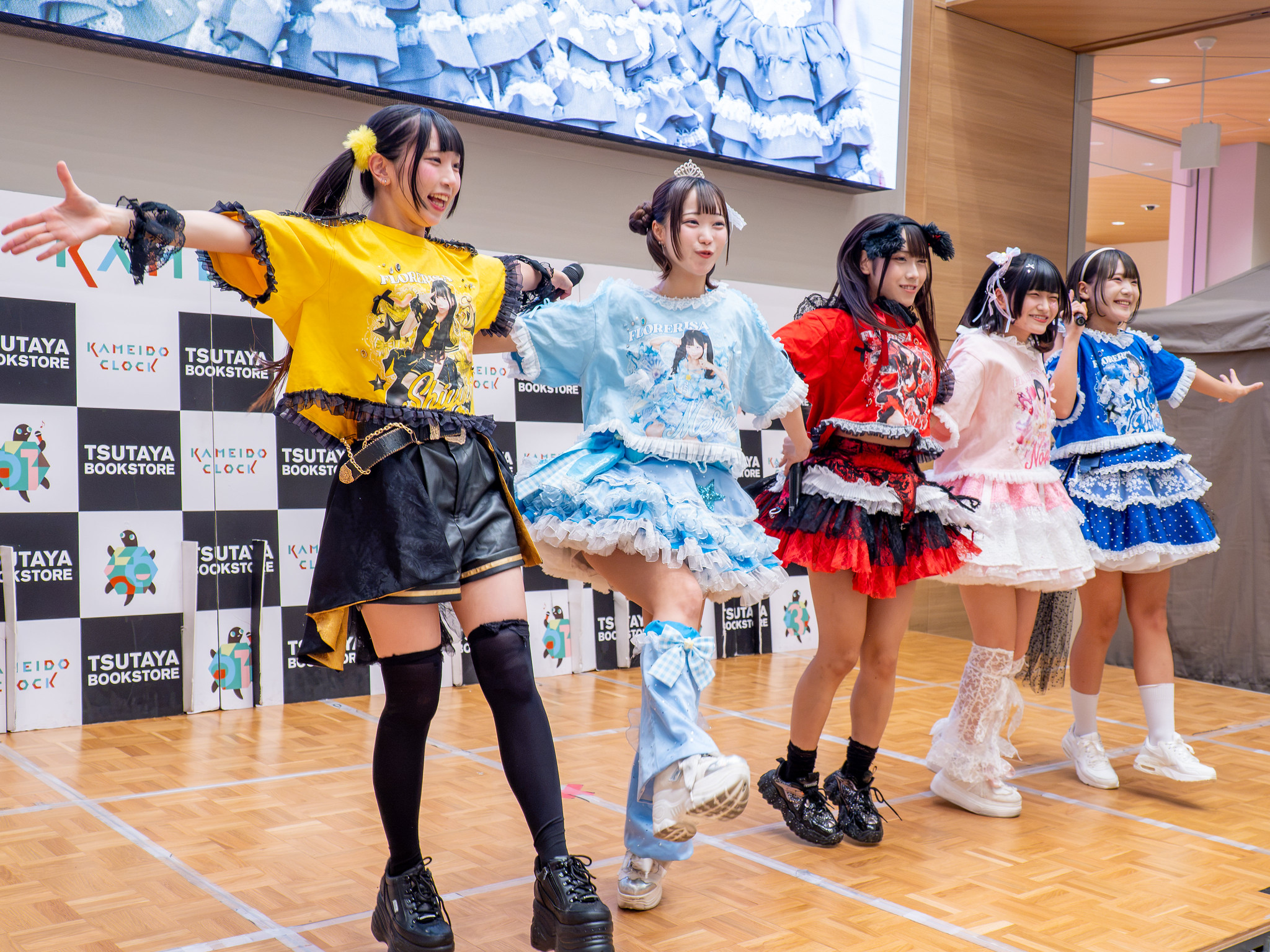 #FLORERISA & RE-GE & MISS MY NOTES フリーライブ #カメイドクロック #フロレリーサ #ミスマイ #missmynotes