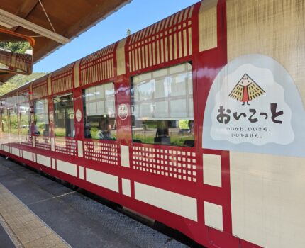 日本人のこころのふる里 飯山線を走る列車 おいこっと